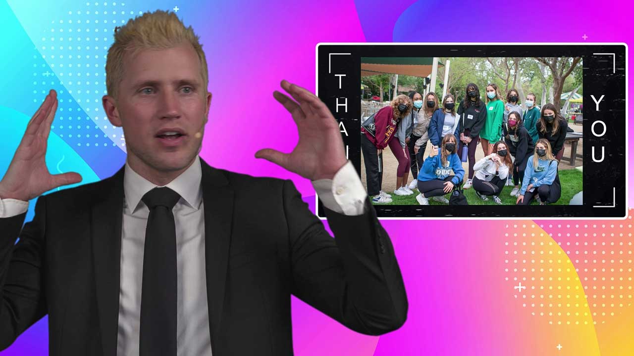 Composited virtual set for live stream production