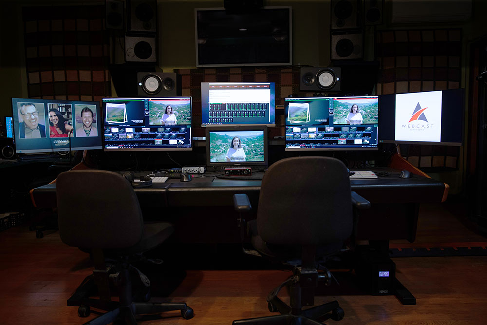 Remote and Virtual Live Video Production from our master control studio